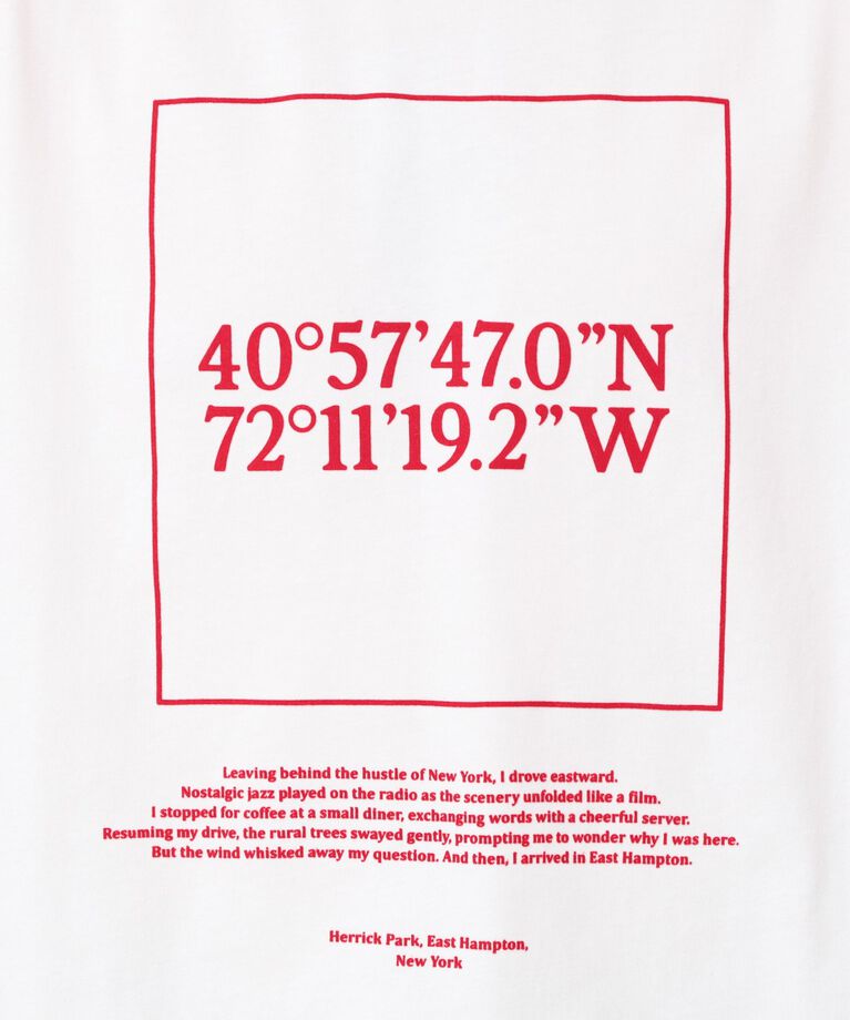 Dessin「座標プリントTシャツ」|Tシャツ・カットソー|