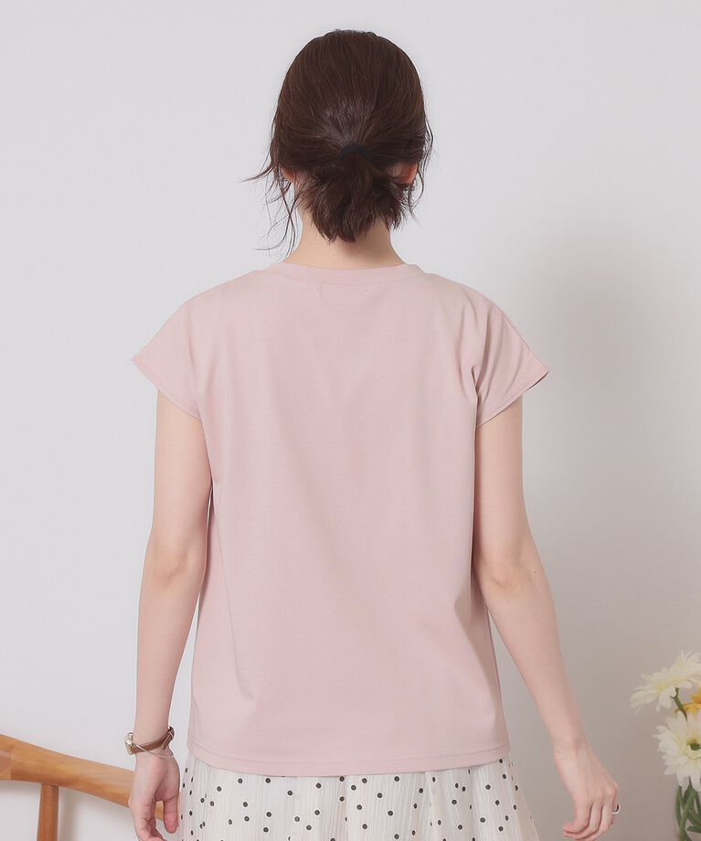 ITS’DEMO「【手洗い可】フォトフレンチTシャツ」|Tシャツ・カットソー|