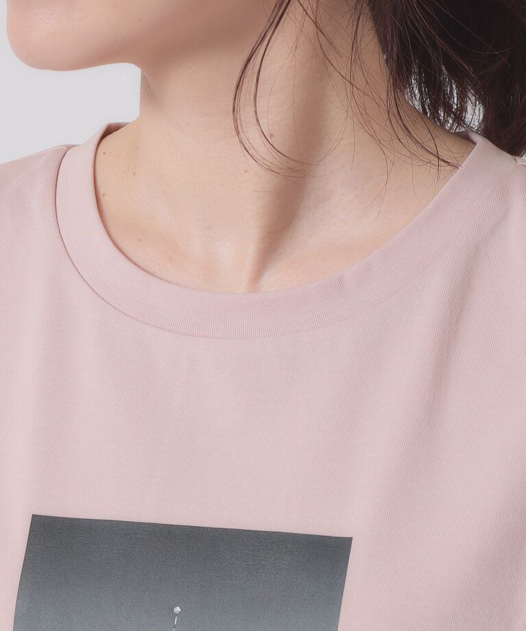 ITS’DEMO「【手洗い可】フォトフレンチTシャツ」|Tシャツ・カットソー|