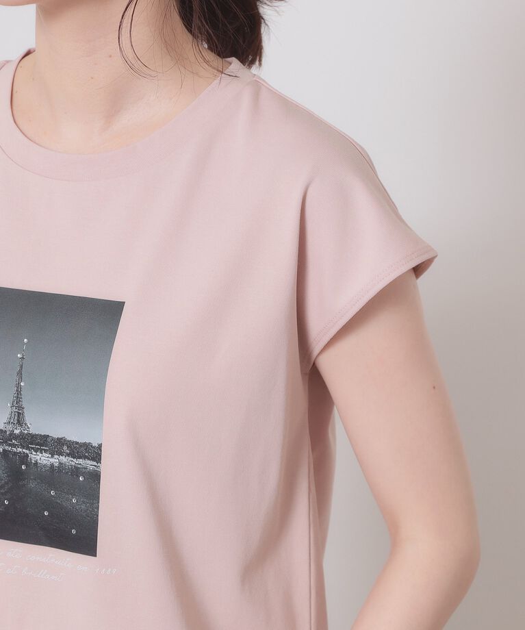 ITS’DEMO「【手洗い可】フォトフレンチTシャツ」|Tシャツ・カットソー|