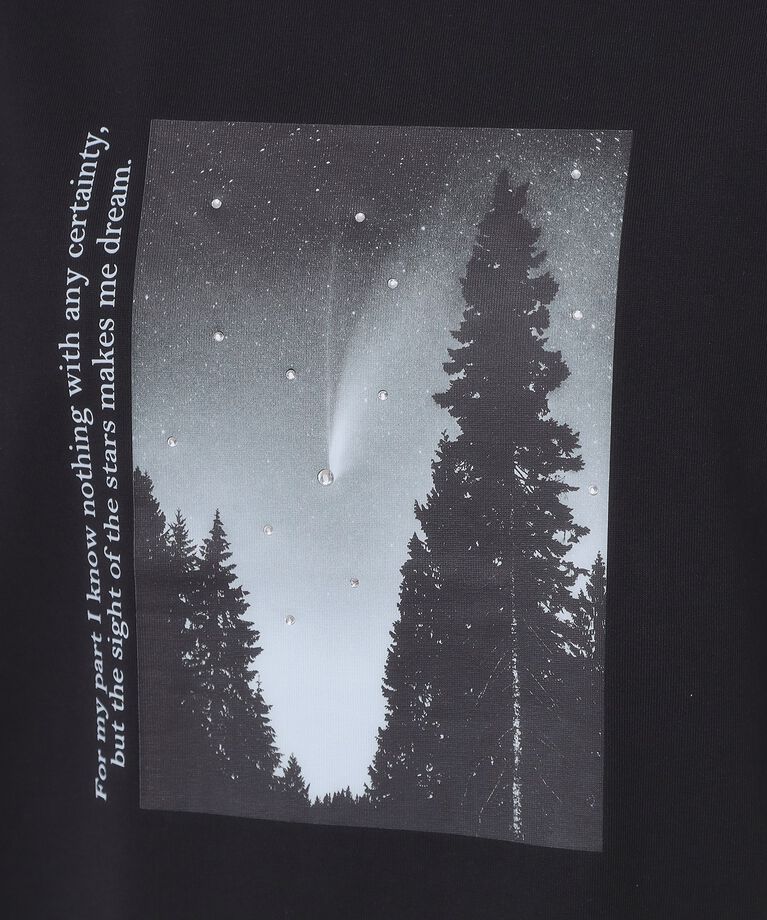 ITS’DEMO「【手洗い可】フォトフレンチTシャツ」|Tシャツ・カットソー|