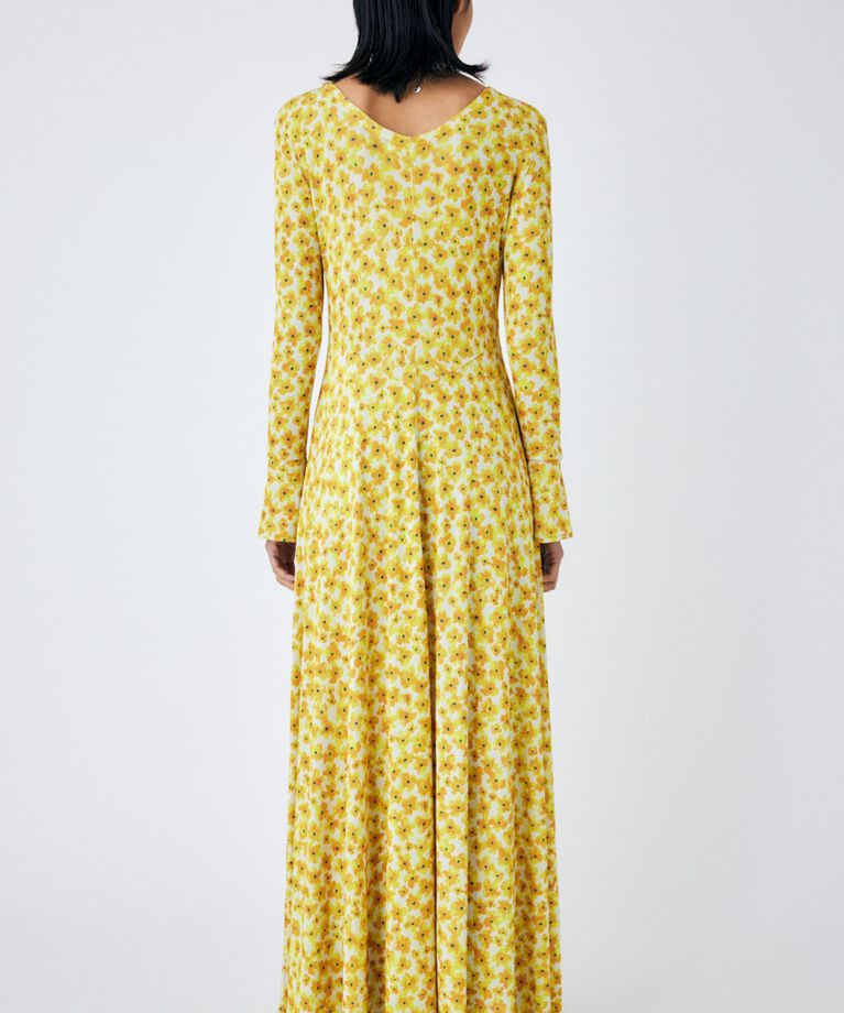 MOUSSY「FLORAL PRINT マキシドレス」|ワンピース|