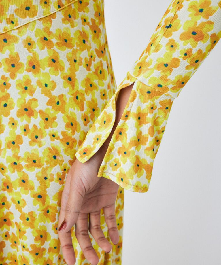 MOUSSY「FLORAL PRINT マキシドレス」|ワンピース|