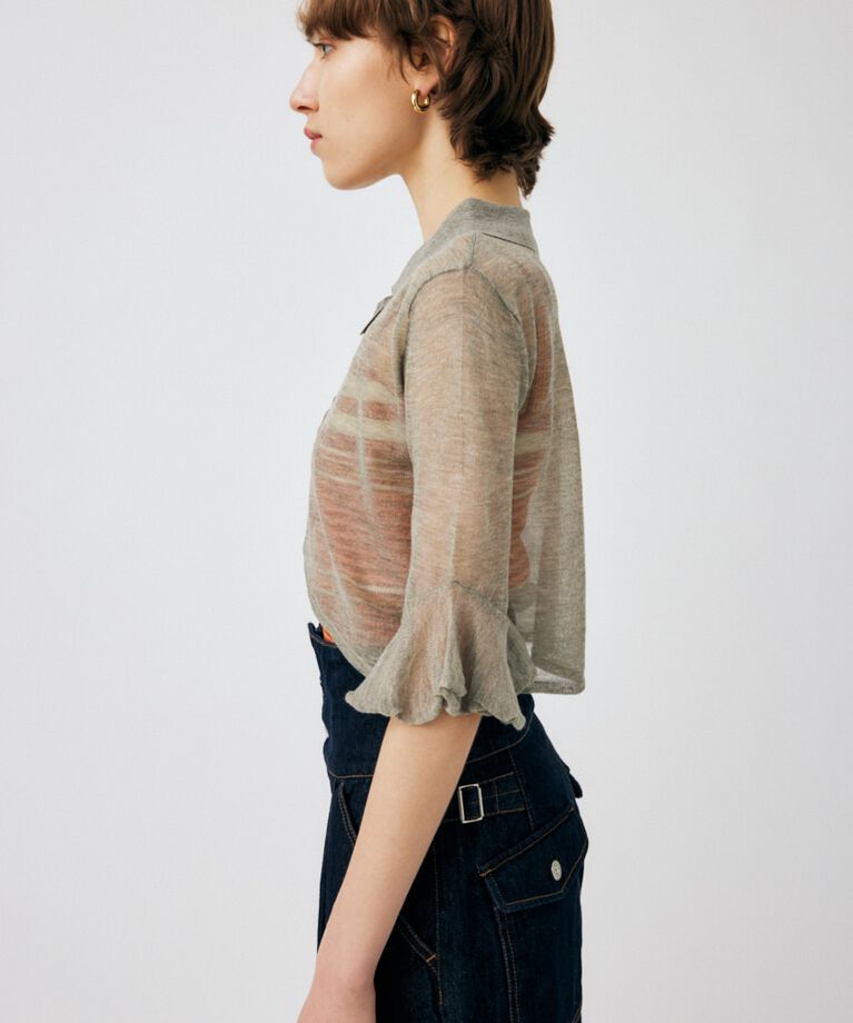 MOUSSY「SHORT SHIRT ボレロ」|シャツ・ブラウス|