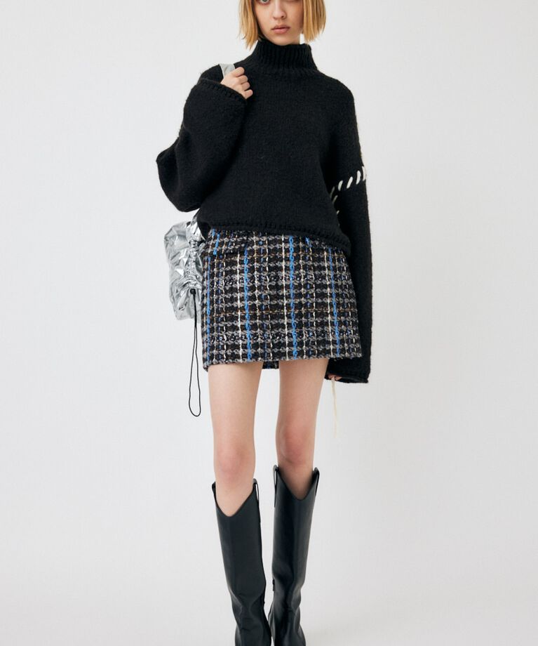 MOUSSY「NEP TWEED ミニスカート」|スカート|