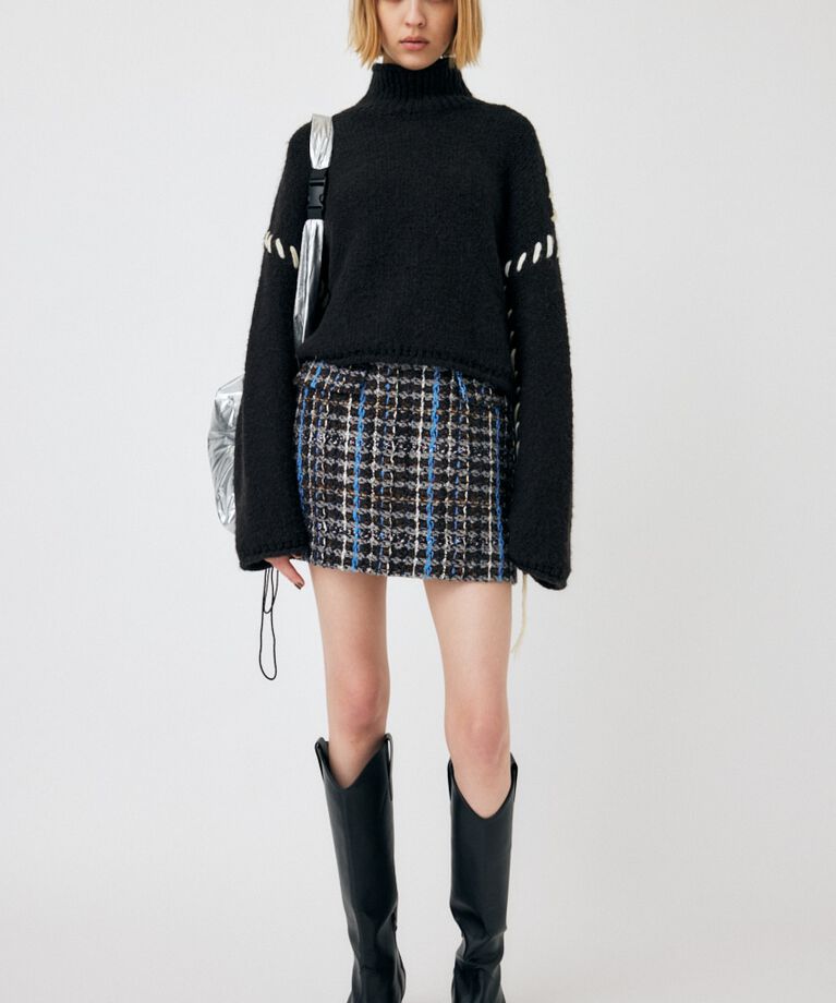 MOUSSY「NEP TWEED ミニスカート」|スカート|