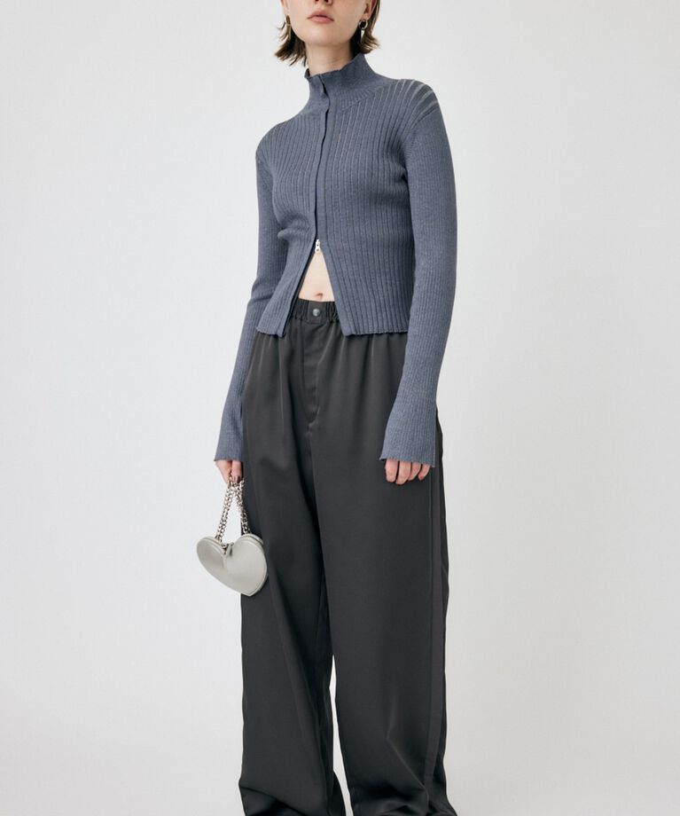 MOUSSY「SATIN  LINE パンツ」|その他|GRY