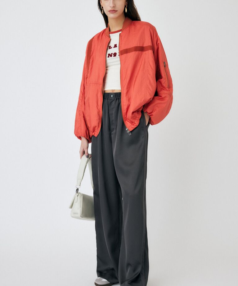 MOUSSY「SATIN  LINE パンツ」|その他|