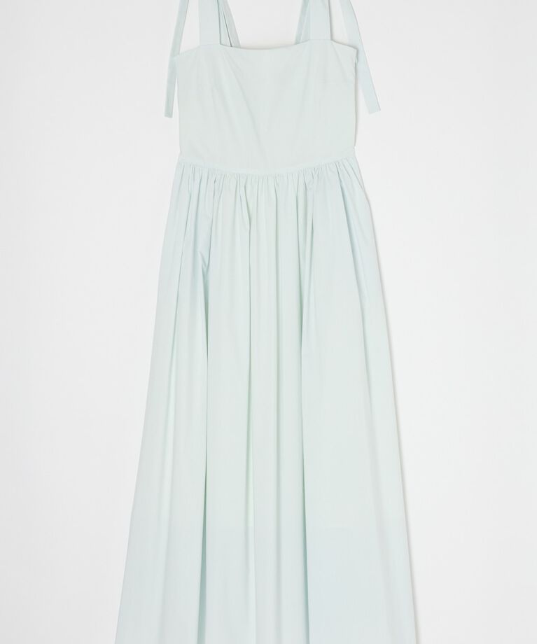 MOUSSY「SHOULDER RIBBON LONG ワンピース」|ワンピース|WHT