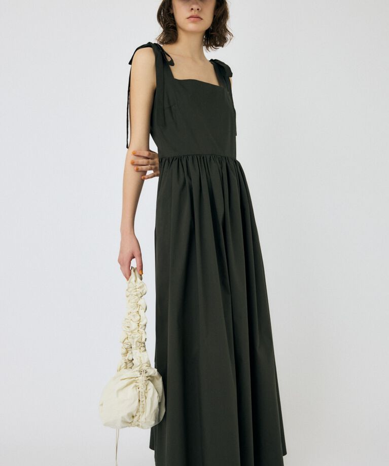 MOUSSY「SHOULDER RIBBON LONG ワンピース」|ワンピース|