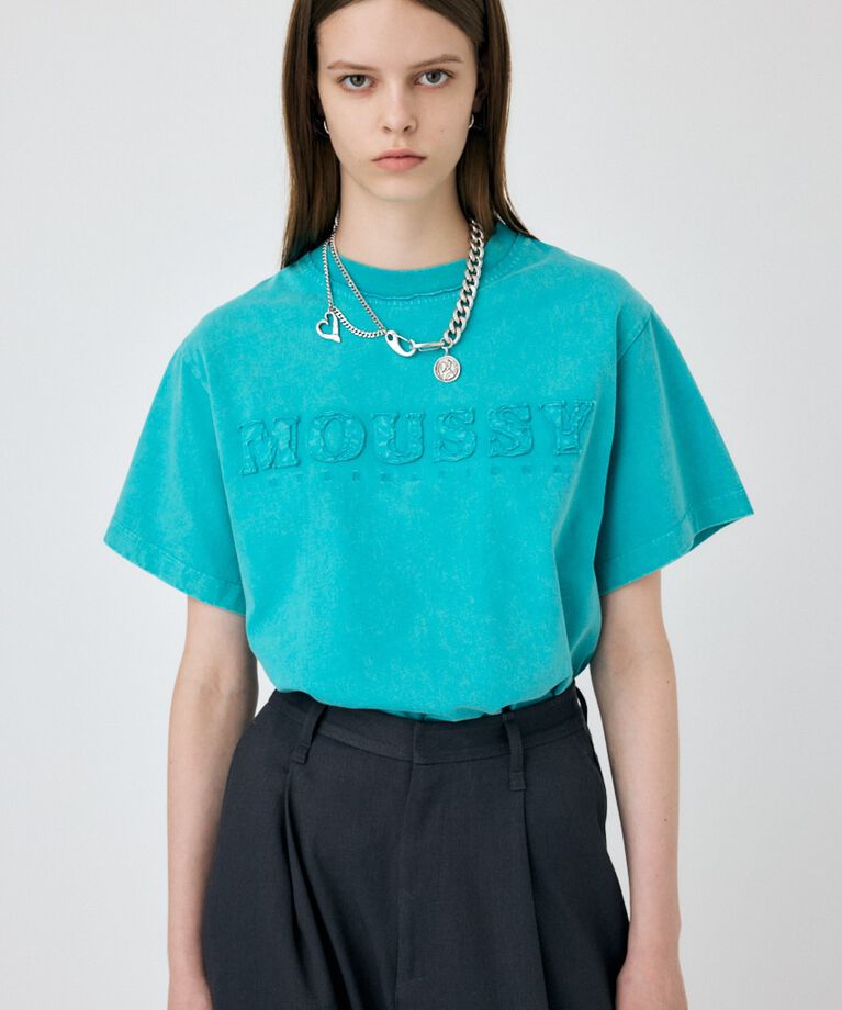 MOUSSY「WASHED PATCH MOUSSY Ｔシャツ」|Tシャツ・カットソー|