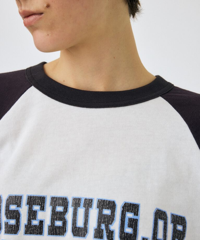 MOUSSY「WHEELERS ラグラン TEE」|Tシャツ・カットソー|