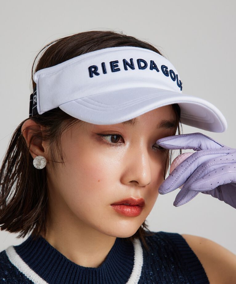 rienda「ダイヤロゴサンバイザー」|その他|WHT