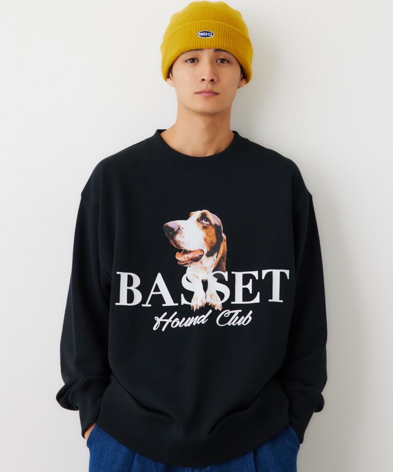 RODEO CROWNS「DOGS スウェットトップス」|Tシャツ・カットソー|BLK