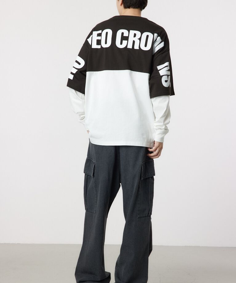 RODEO CROWNS「バイカラーL/S Tシャツ」|Tシャツ・カットソー|