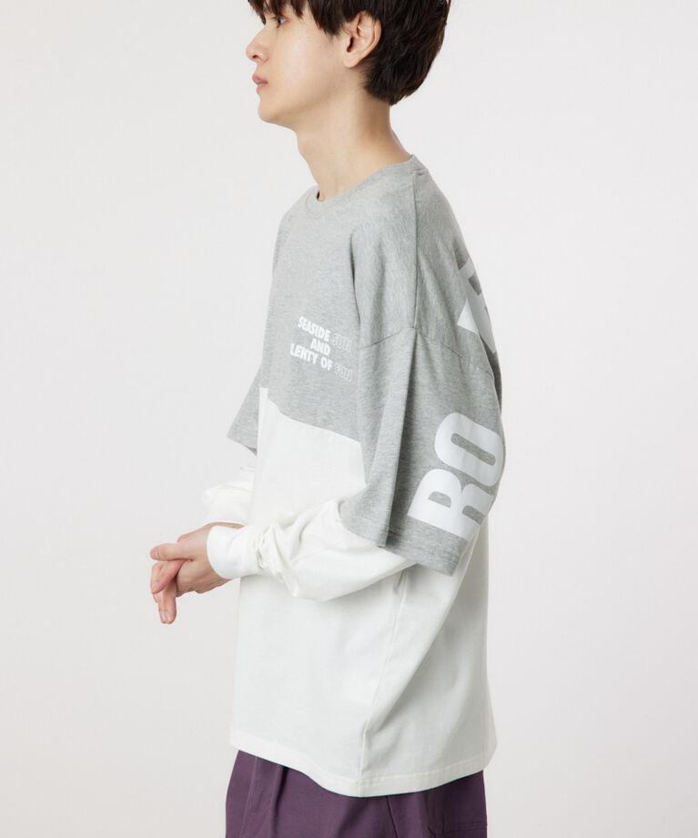 RODEO CROWNS「バイカラーL/S Tシャツ」|Tシャツ・カットソー|