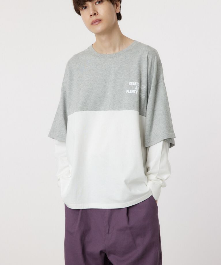 RODEO CROWNS「バイカラーL/S Tシャツ」|Tシャツ・カットソー|
