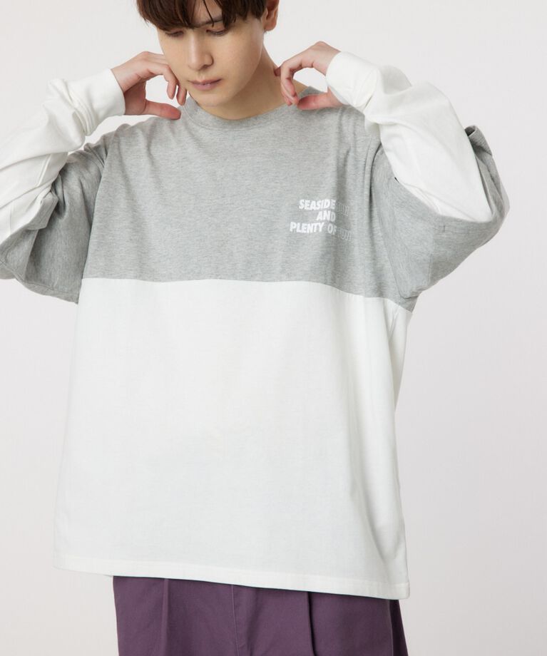 RODEO CROWNS「バイカラーL/S Tシャツ」|Tシャツ・カットソー|