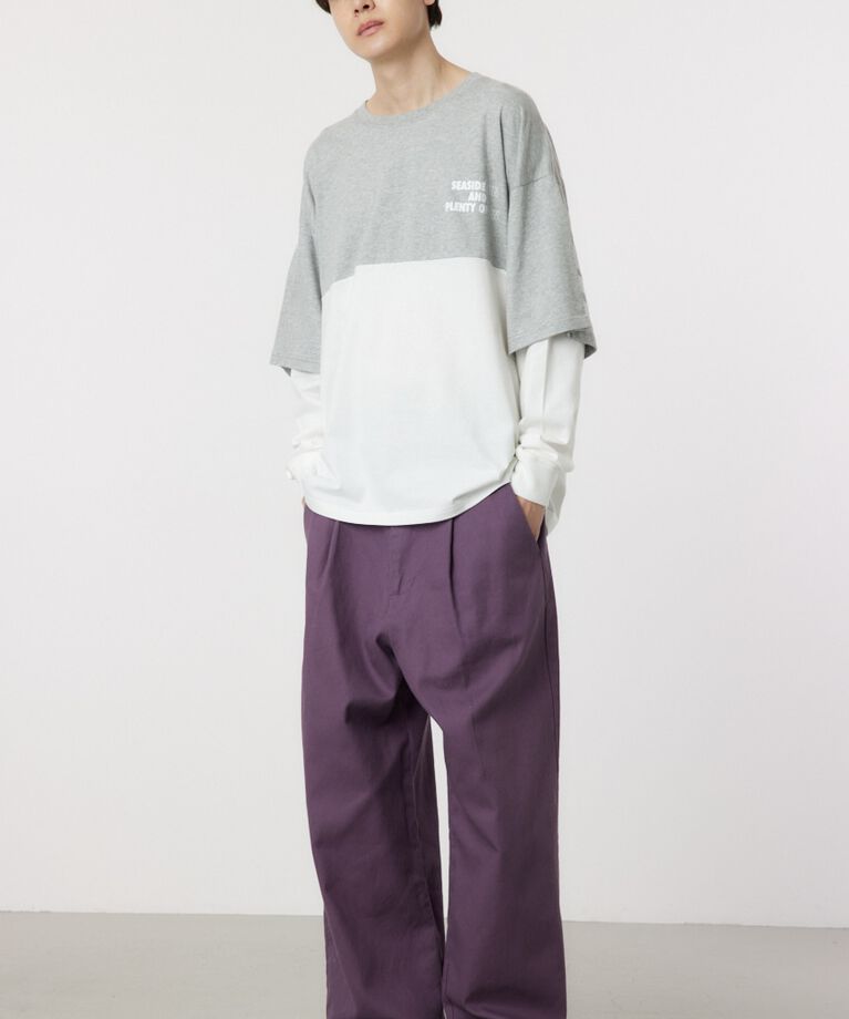 RODEO CROWNS「バイカラーL/S Tシャツ」|Tシャツ・カットソー|