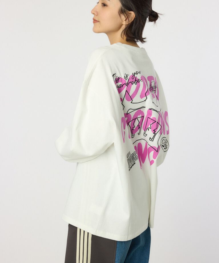 RODEO CROWNS「BACK SKETCH LOGO ロングTシャツ」|Tシャツ・カットソー|