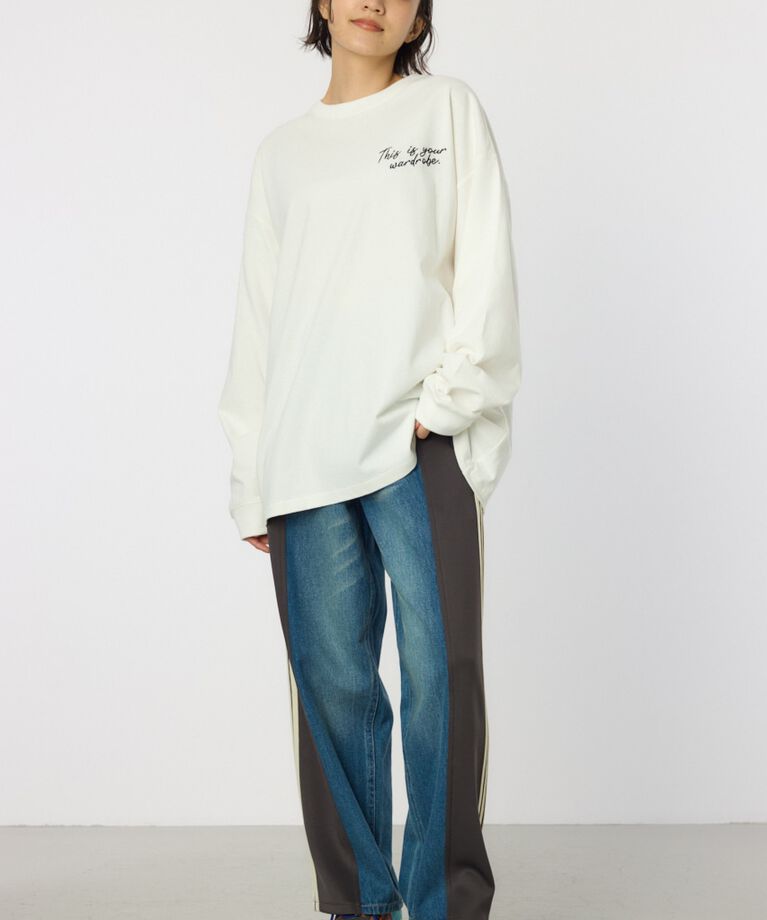 RODEO CROWNS「BACK SKETCH LOGO ロングTシャツ」|Tシャツ・カットソー|