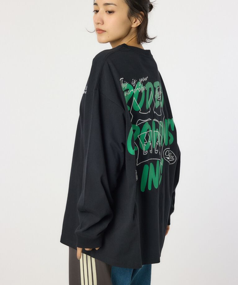 RODEO CROWNS「BACK SKETCH LOGO ロングTシャツ」|Tシャツ・カットソー|