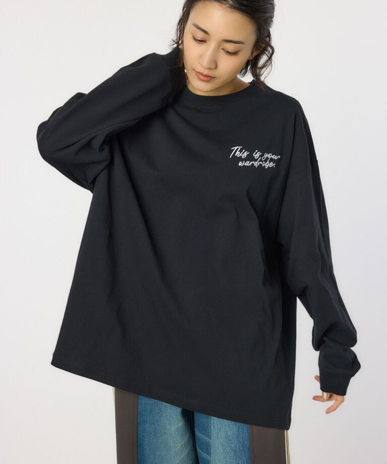 RODEO CROWNS「BACK SKETCH LOGO ロングTシャツ」|Tシャツ・カットソー|