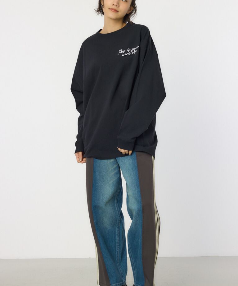 RODEO CROWNS「BACK SKETCH LOGO ロングTシャツ」|Tシャツ・カットソー|