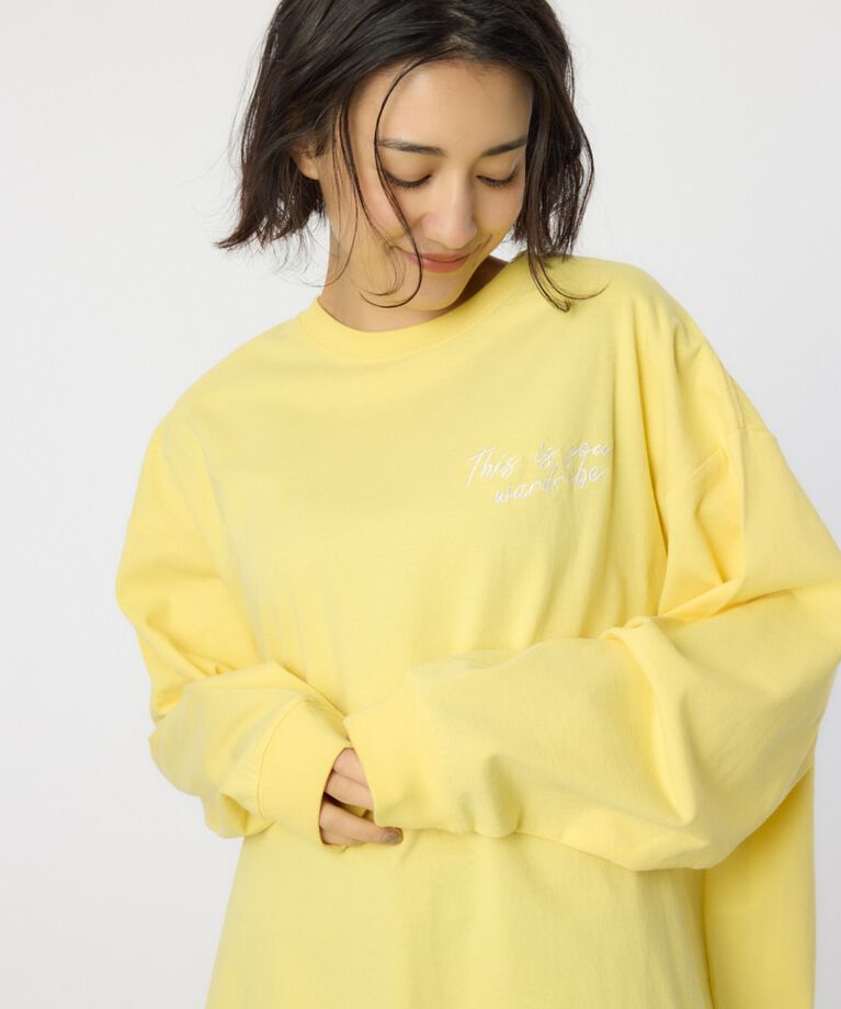 RODEO CROWNS「BACK SKETCH LOGO ロングTシャツ」|Tシャツ・カットソー|