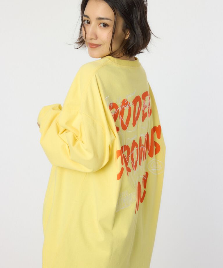 RODEO CROWNS「BACK SKETCH LOGO ロングTシャツ」|Tシャツ・カットソー|