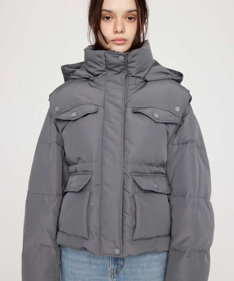 SLY「MANYWAY 4 POCKET PUFFER ジャケット」|ブルゾン・スタジャン|