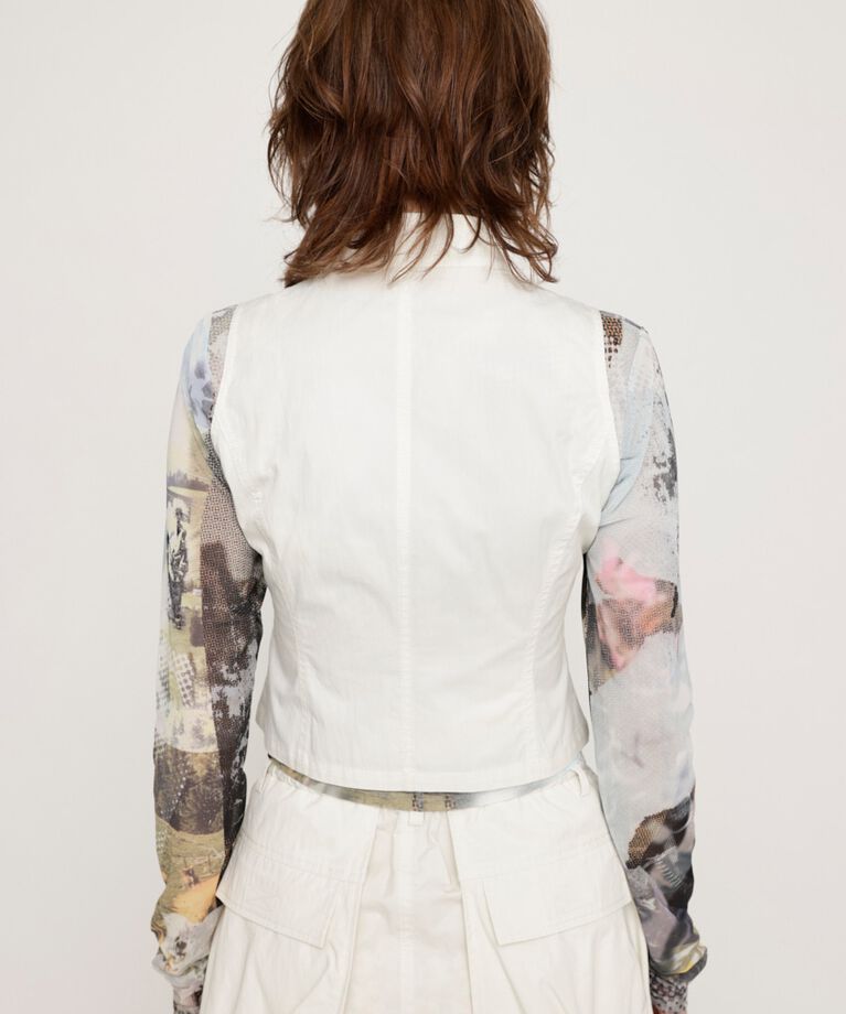SLY「HIGH NECKED COMPACT ベスト」|タンクトップ|