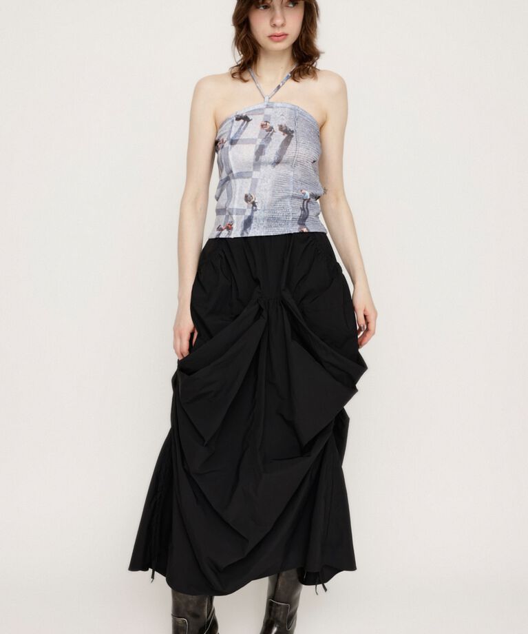 SLY「FLOWING DRAPE 3D スカート」|スカート|
