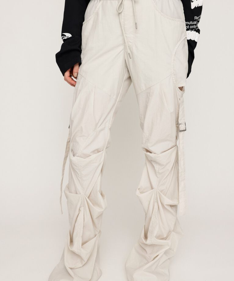 SLY「NYLON TUCK FLARE パンツ」|その他|