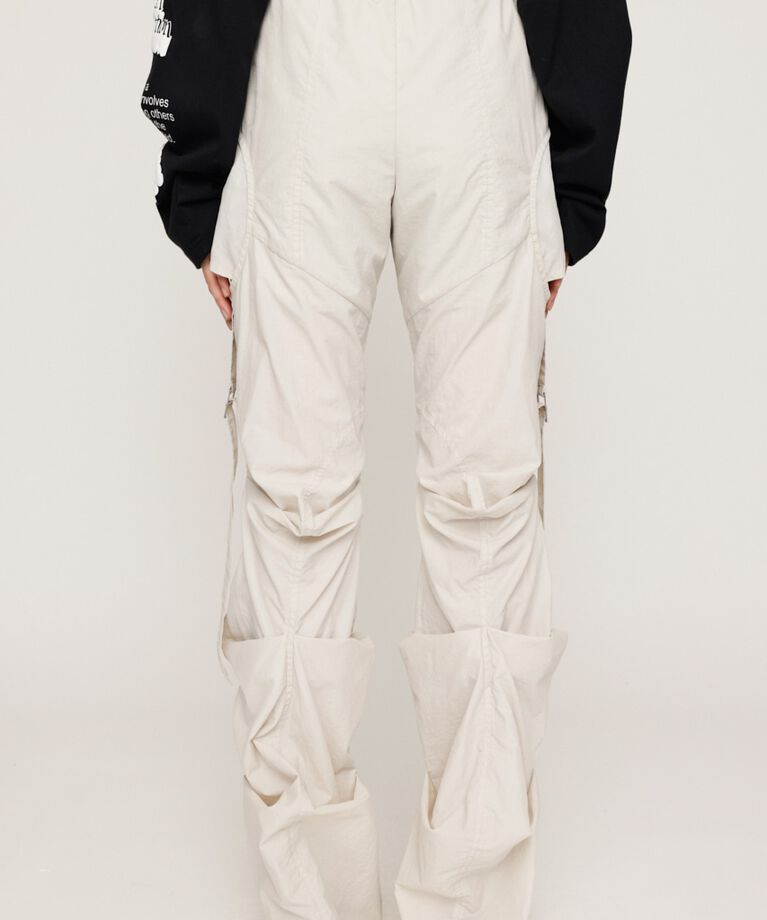 SLY「NYLON TUCK FLARE パンツ」|その他|