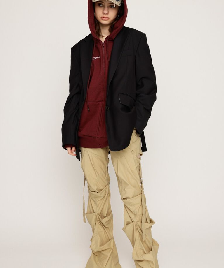 SLY「NYLON TUCK FLARE パンツ」|その他|