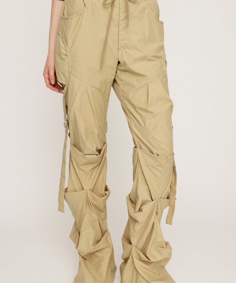 SLY「NYLON TUCK FLARE パンツ」|その他|