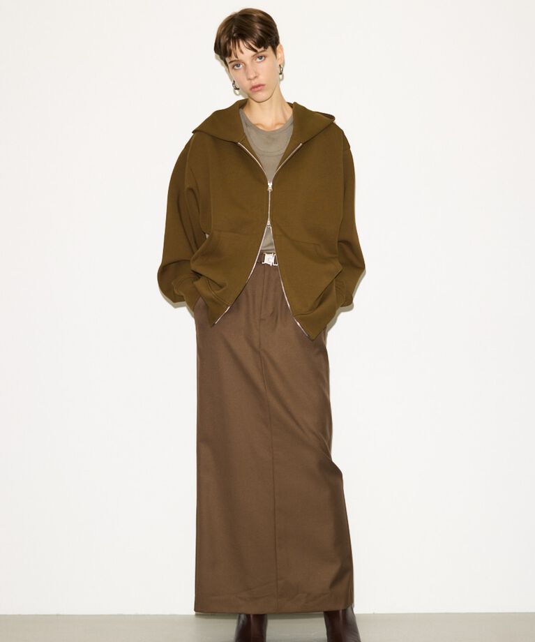 SLY「DOUBLE KNIT ZIP パーカー」|パーカー|