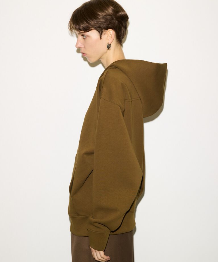 SLY「DOUBLE KNIT ZIP パーカー」|パーカー|