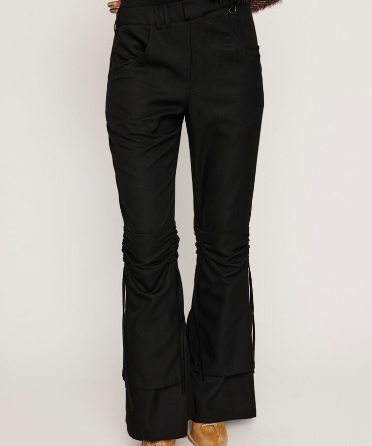 SLY「IRREGULAR WAIST FLARE パンツ」|その他|