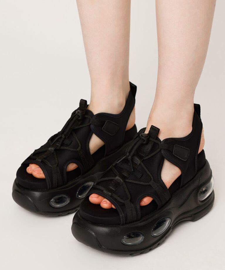 SLY「AIR VOLUME SOLE TECH サンダル」|サンダル|BLK