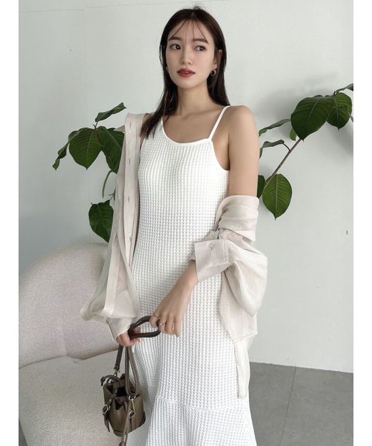 dazzlin「【WEB限定】ワッフルアシメマーメイドワンピース」|ワンピース|