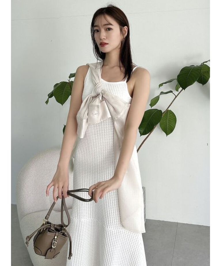 dazzlin「【WEB限定】ワッフルアシメマーメイドワンピース」|ワンピース|