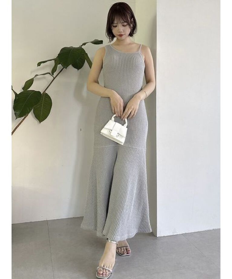 dazzlin「【WEB限定】ワッフルアシメマーメイドワンピース」|ワンピース|