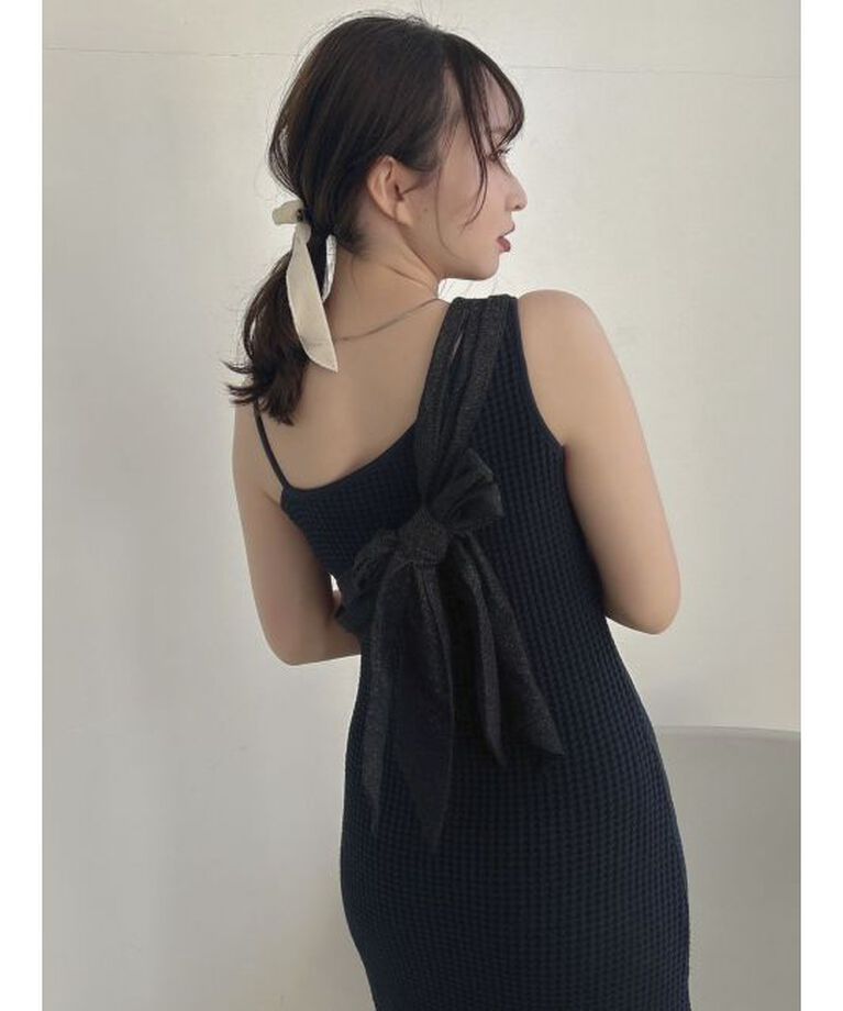 dazzlin「【WEB限定】ワッフルアシメマーメイドワンピース」|ワンピース|