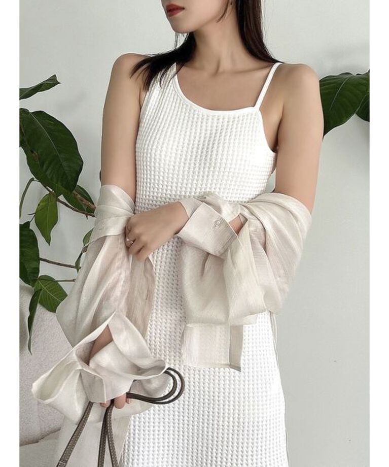 dazzlin「【WEB限定】ワッフルアシメマーメイドワンピース」|ワンピース|
