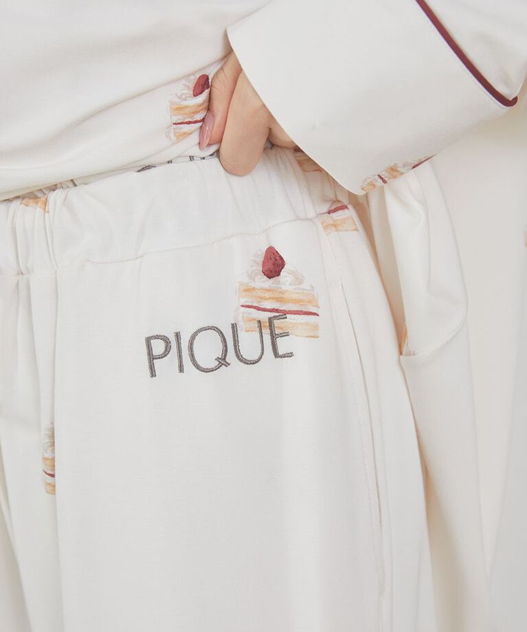 gelato pique「ケーキ柄ロングパンツ」|ルームウェア|
