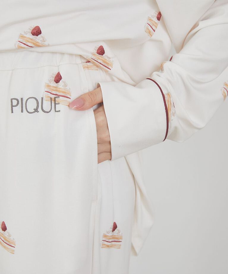 gelato pique「ケーキ柄ロングパンツ」|ルームウェア|