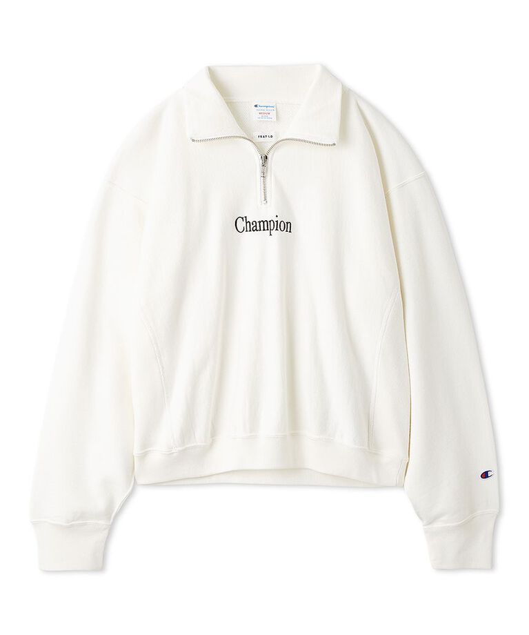 FRAY I.D「【Champion】リバースウィーブハーフジッププルオーバー」|スウェット・ジャージ|