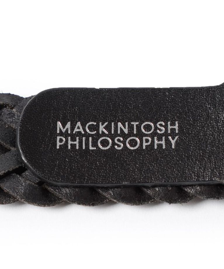 MACKINTOSH PHILOSOPHY「オイルレザーメッシュベルト」|ベルト|